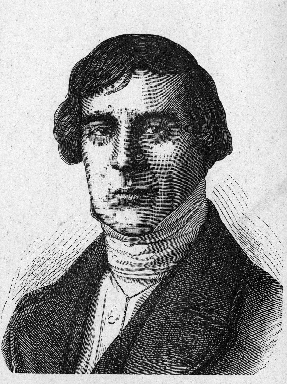 Portræt af Jules Barthelemy Saint - Hilaire Saint Hilaire (Saint Hilaire) (1805 - 1895), fransk lærd og politiker - i "Album de la Science; berømte videnskabsmænd; Store opdagelser””” 1896. af French School