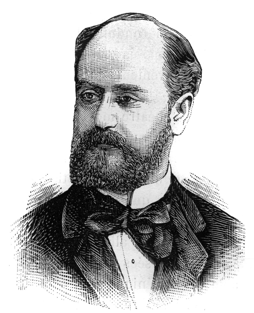 Portræt af Jules Develle (1845-1919), fransk politiker. Indgravering i ""The Illustrated World"", 16. januar af French School