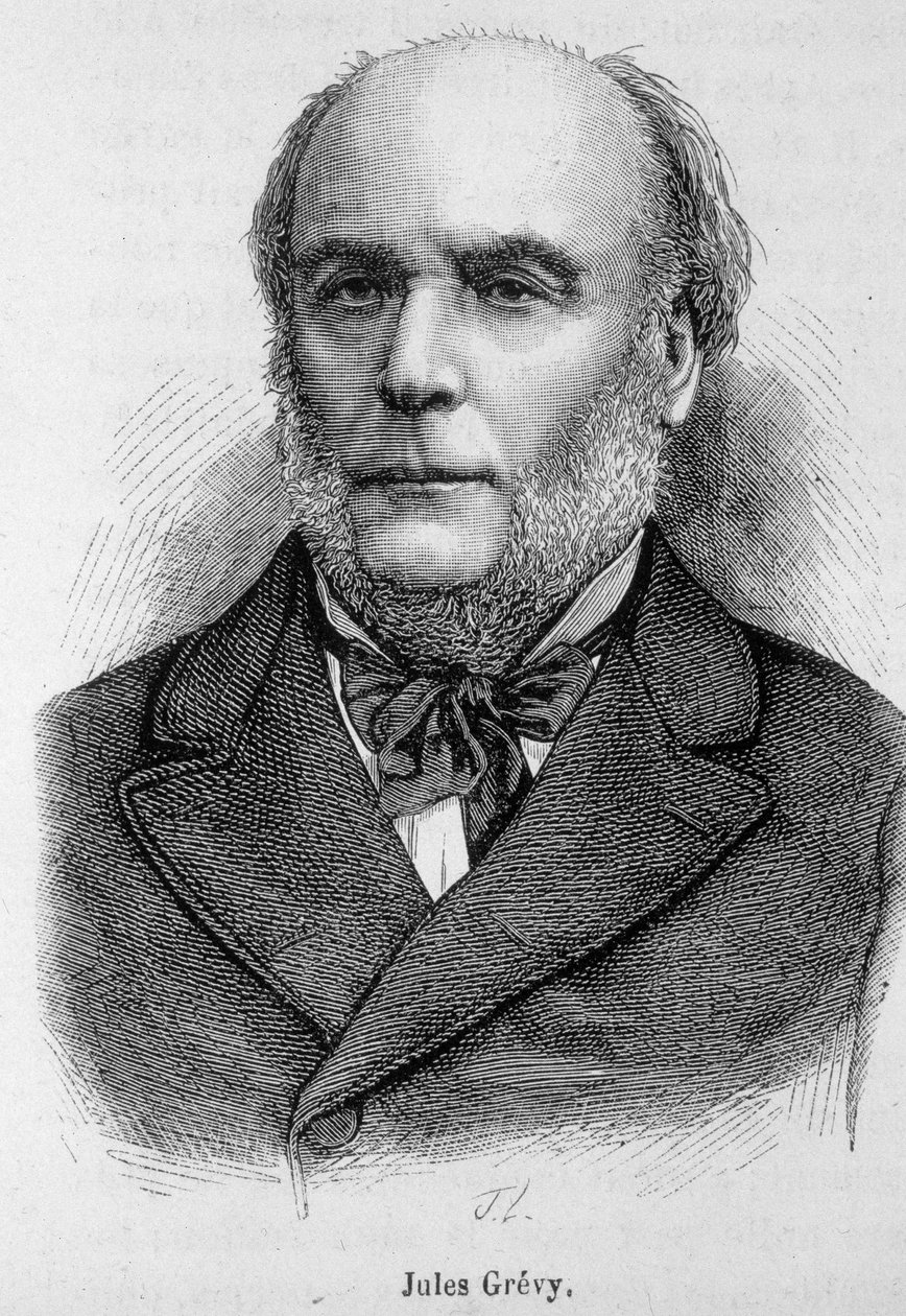 Portræt af Jules Grèvy (1807 - 1891), fransk politiker - i "" L