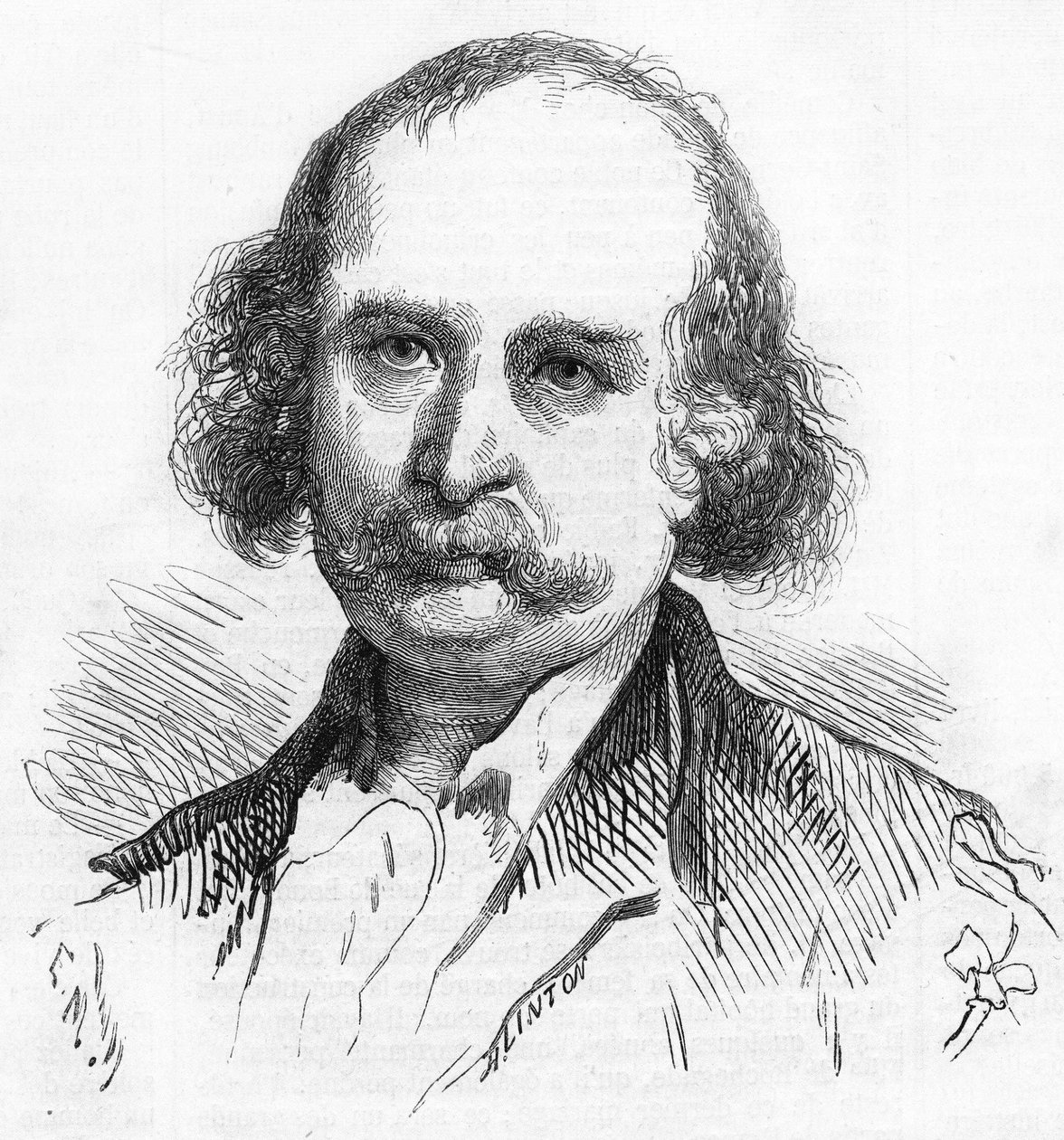 Portræt af Jules Sandeau (1811-1883) fransk forfatter. af French School