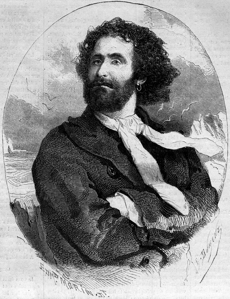 Portræt af Lafontaine (Henry Lafontaine af French School