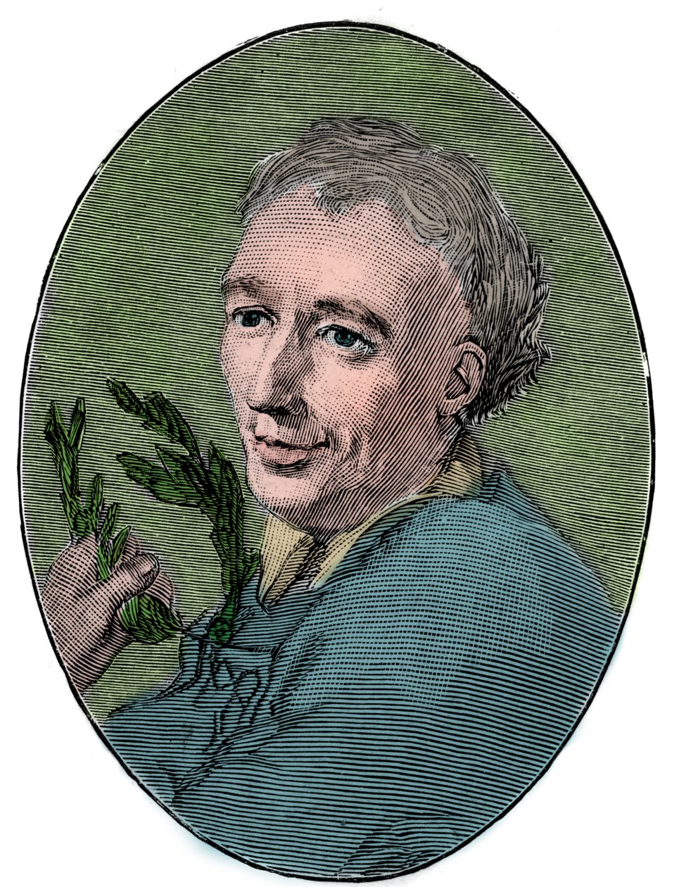 Portræt af Laurence Eusden (1688-1730) engelsk digter. af French School