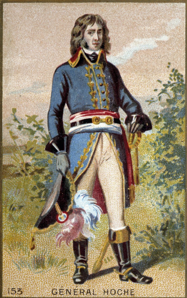 Portræt af Lazare Louis Hoche (1768-1797), fransk general. af French School