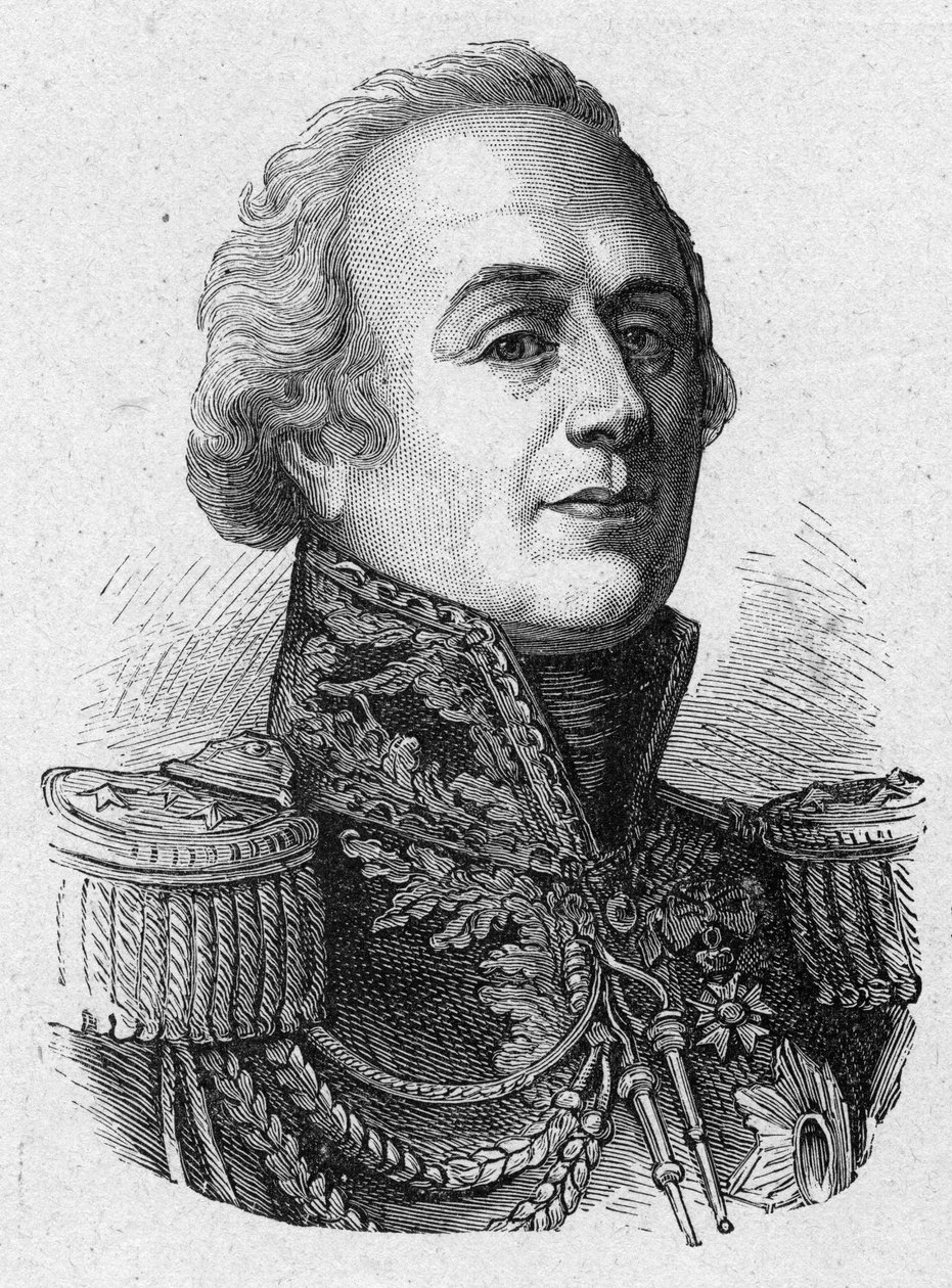 Portræt af Louis-Marie (Louis Marie) af Narbonne Lara, fransk greve og general (1755 -1813) af French School