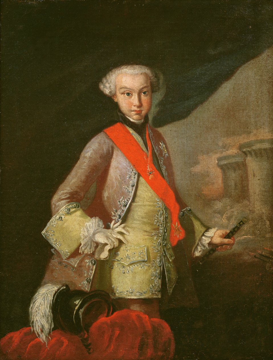 Portræt af Louis Antoine Henri de Bourbon Conde (1772-1804) hertug af Enghien af French School