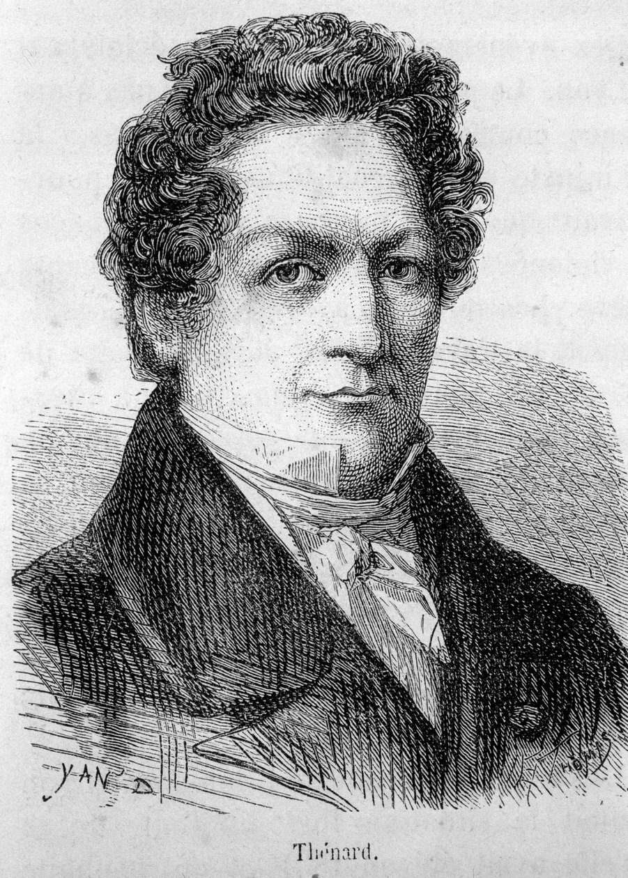 Portræt af Louis Jacques Thenard (1777-1857), fransk kemiker. af French School
