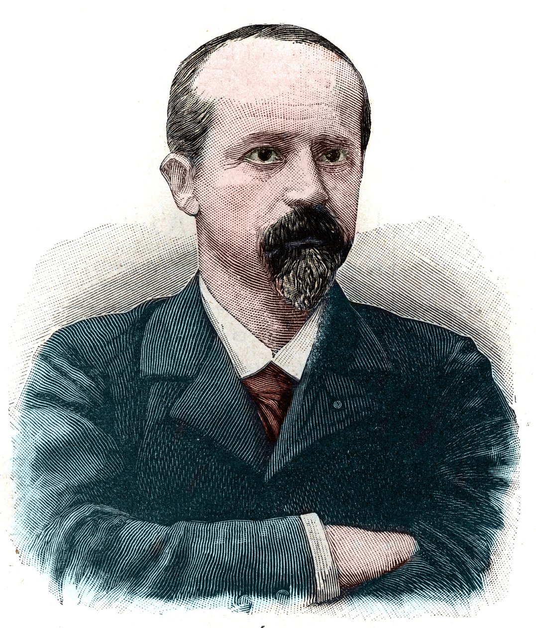 Portræt af Louis Jean Baptiste Lepine (1846 -1933) fransk advokat og politiker opfinder af Lepine-konkurrencen. af French School