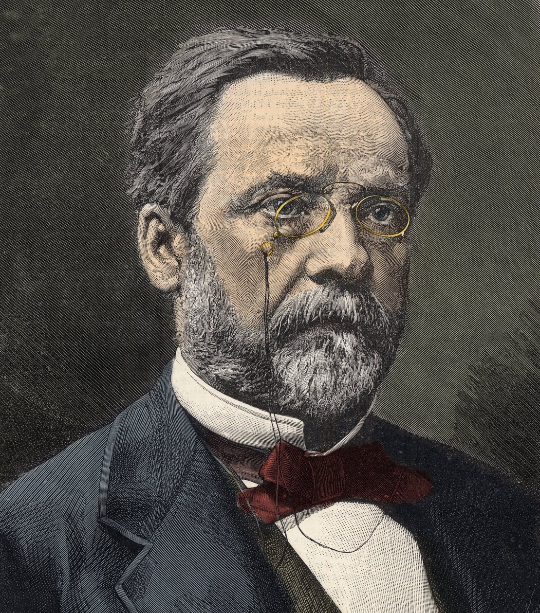 Portræt af Louis Pasteur (1822-1895), engelsk kemiker og mikrobiolog af French School