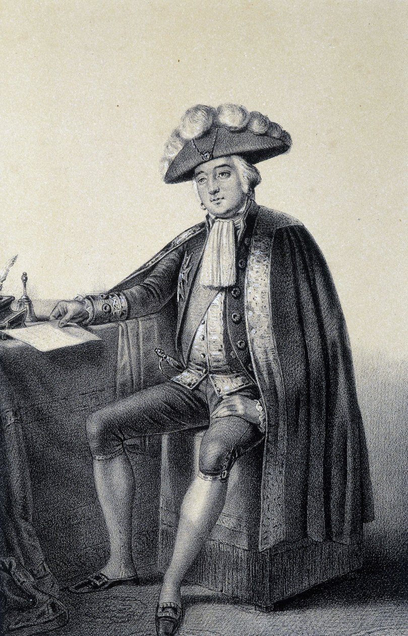 Portræt af Louis Philippe II Joseph, hertug af Orléans og Chartres, kendt som Philippe Egalité af French School