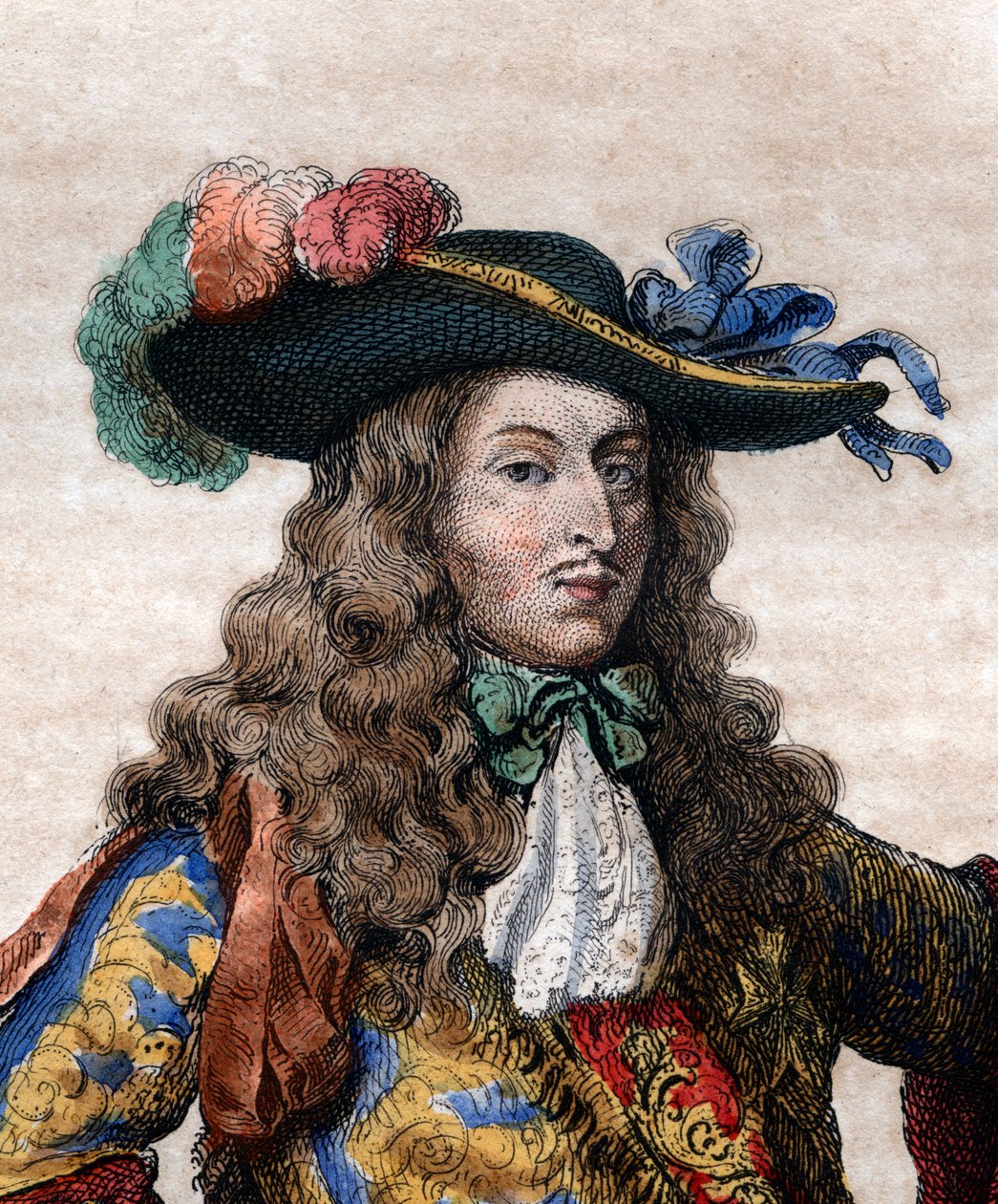 Portræt af Louis de Bourbon, Prince of Conde (1621-1686), fransk general, kendt som le Grand Conde. af French School