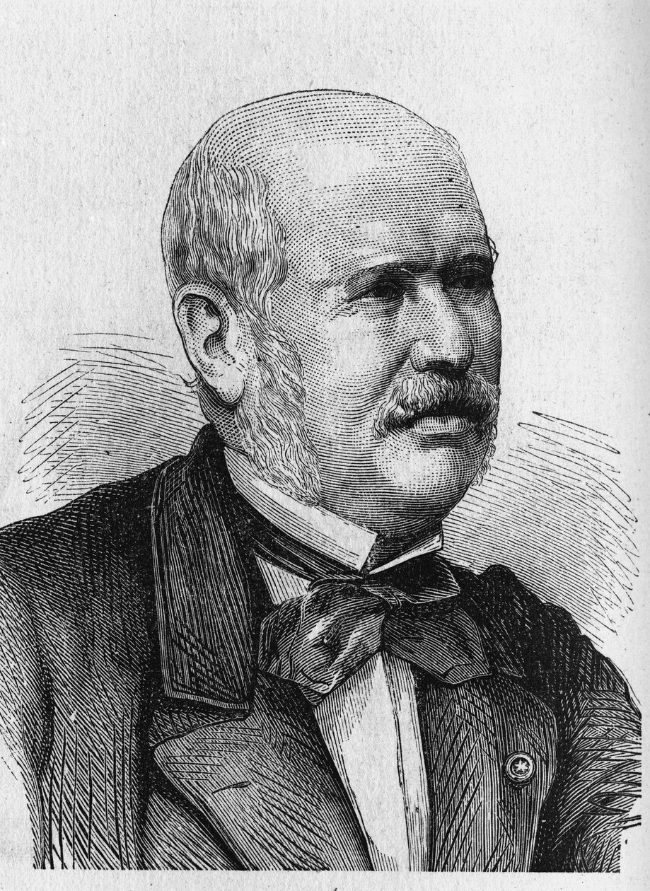 Portræt af M.F.E. Belgrand (1810 - 1878) - i "" Album of Science; berømte lærde; Store opdagelser””” 1896. af French School