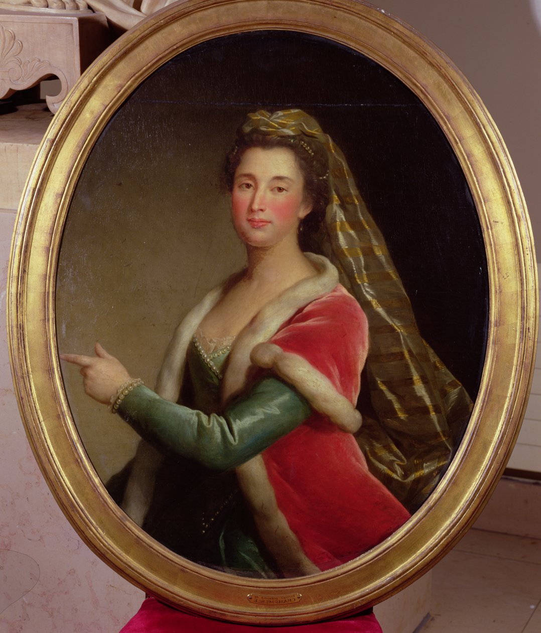 Portræt af Madame Champmesle (1642-98) af French School