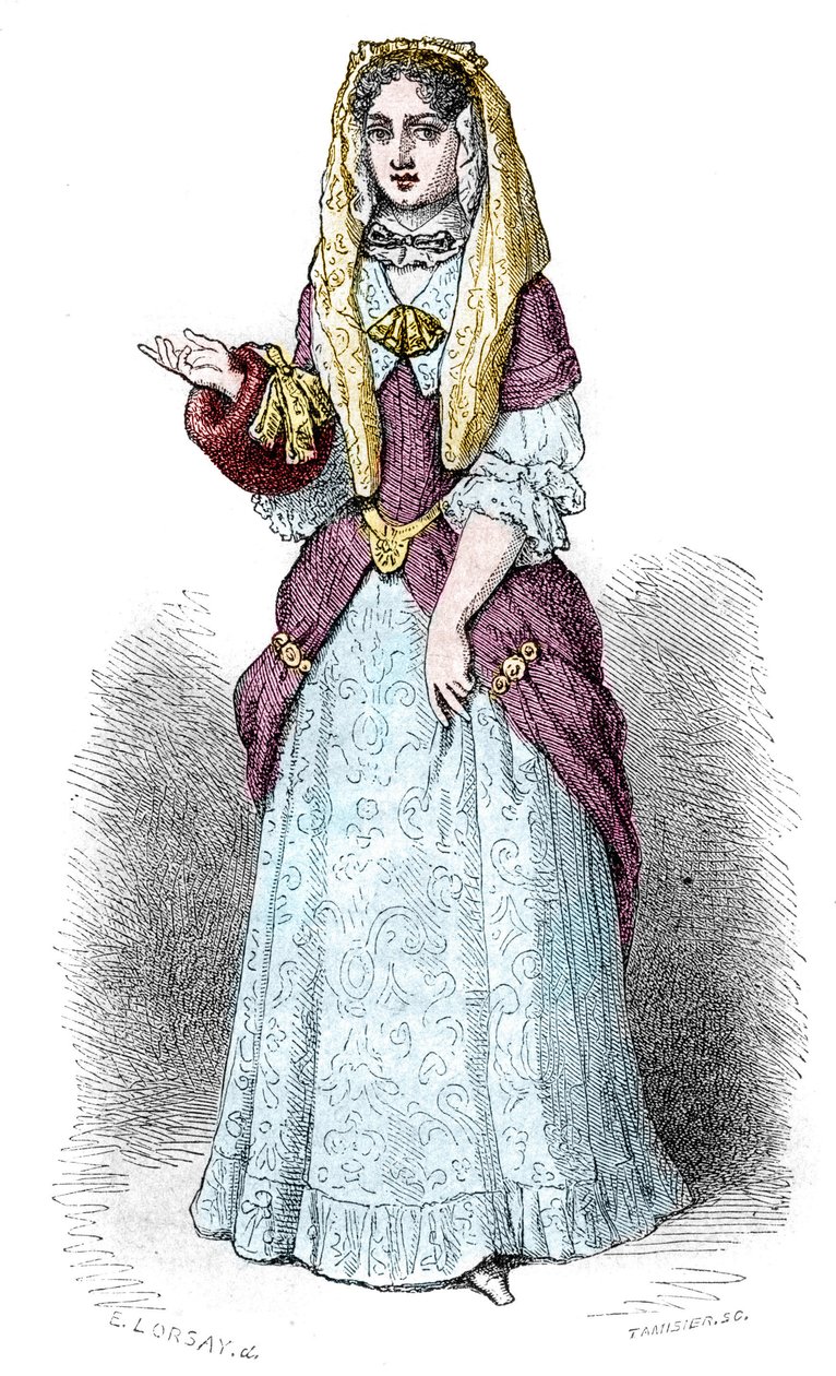 Portræt af Madame d