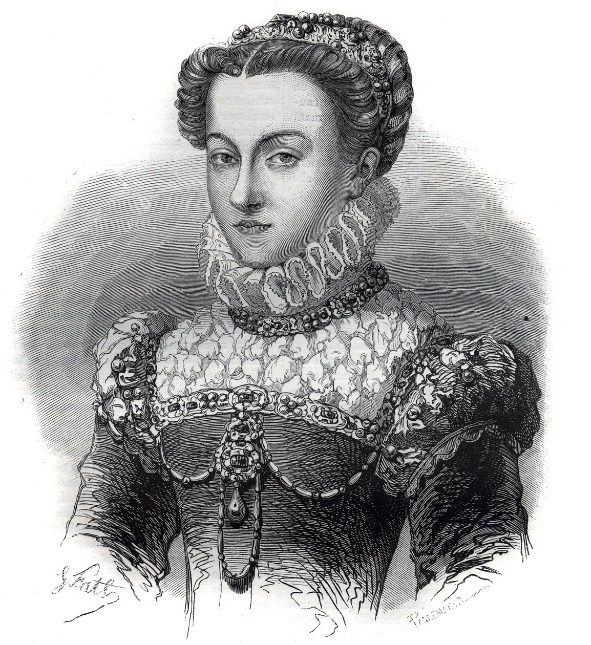 Portræt af Madame d