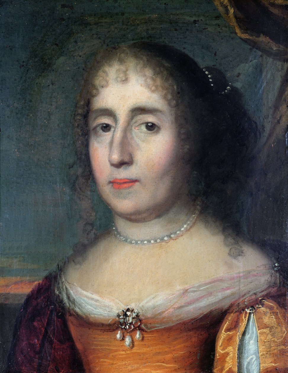 Portræt af Madame de Scudery (1607-1701) af French School