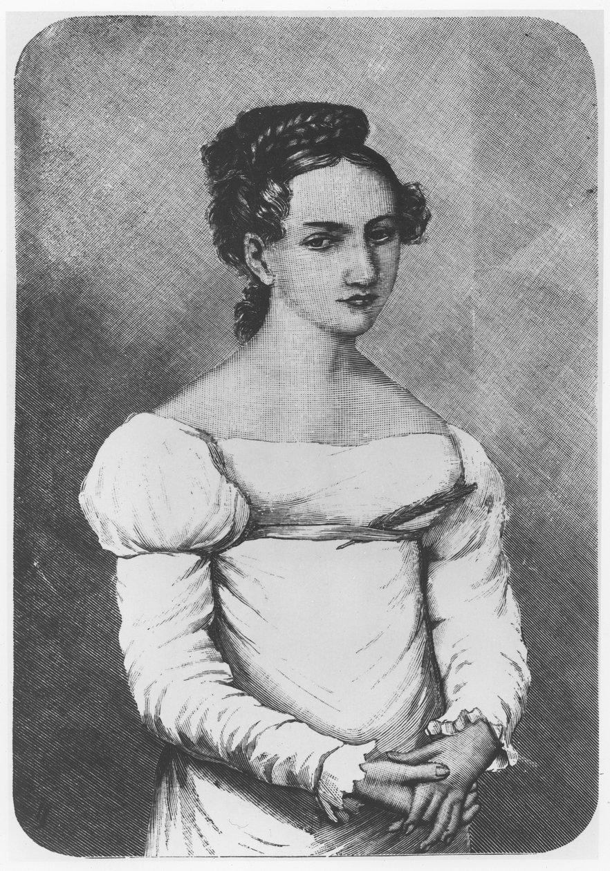 Portræt af Maria Wereszczaka af French School