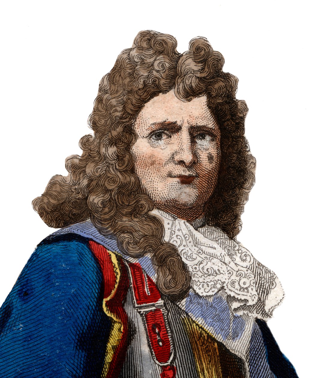 Portræt af Marquis de Vauban (1633-1707), marskal af Frankrig. af French School
