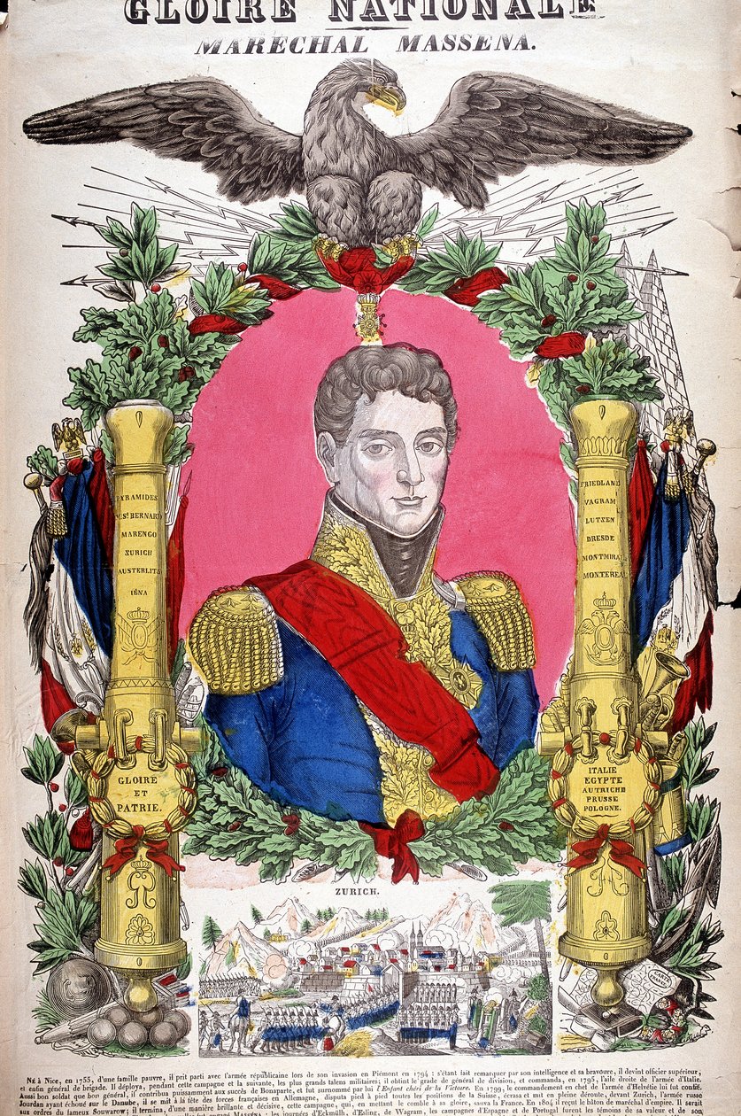 Portræt af marskal Massena (1756 - 1817). af French School