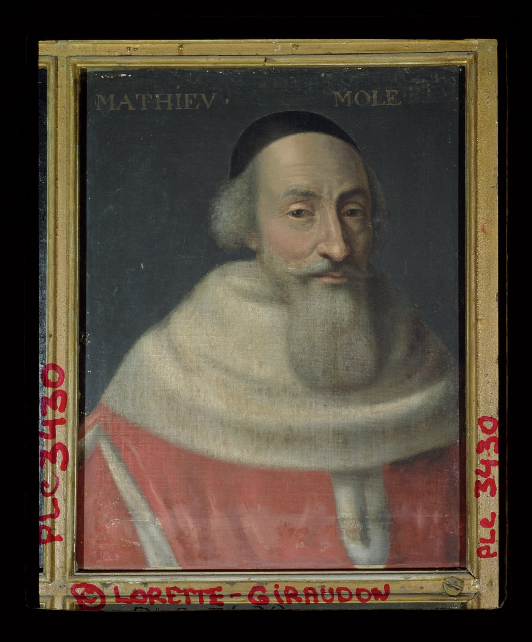 Portræt af Mathieu Mole (1584-1656) Lord of Champlatre af French School