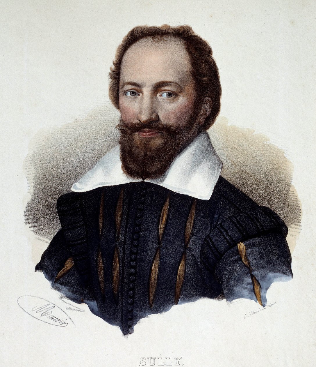Portræt af Maximilian de Bethune af French School