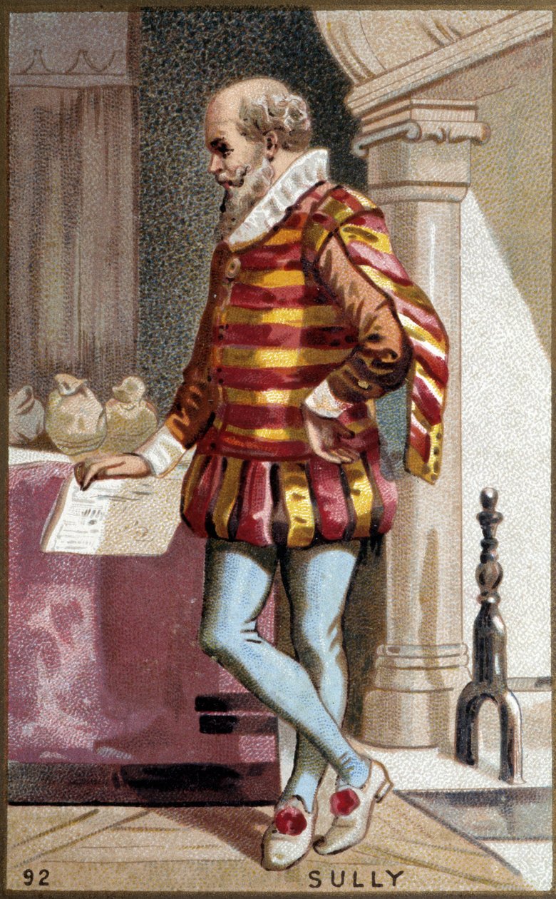 Portræt af Maximilian de Bethune, Baron de Rosny, hertug af Sully (1560-1641), fransk politiker. af French School