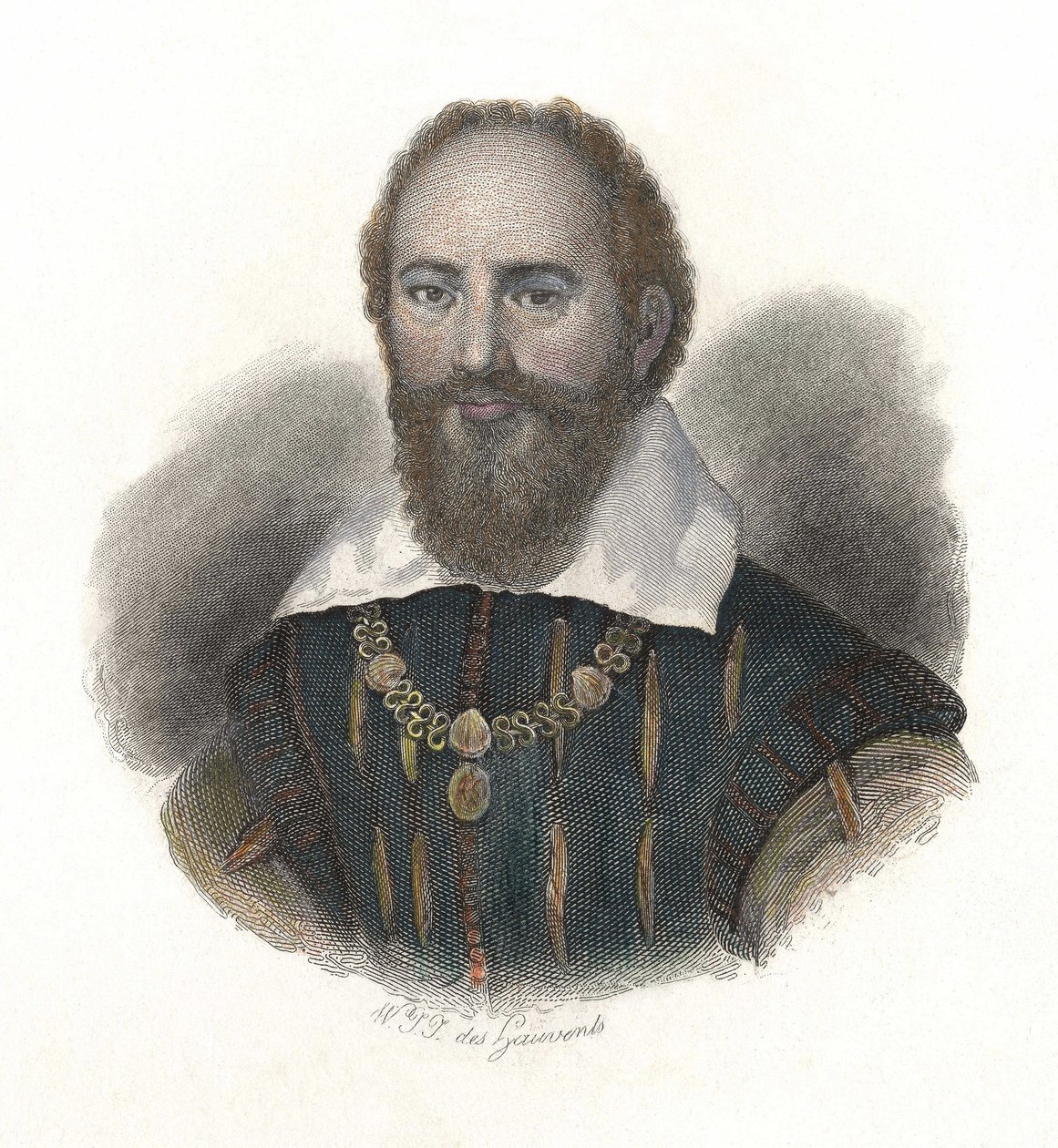 Portræt af Maximilian de Bethune, Baron de Rosny og hertugen af Sully af French School
