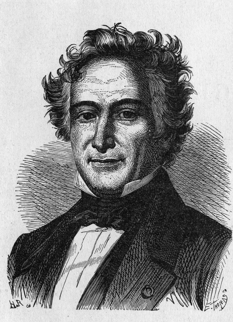Portræt af Michel Eugene (Michel-Eugene) Chevreul (1786-1889), fransk kemiker - i "Album de la Science; berømte videnskabsmænd; Store opdagelser””” 1896. af French School