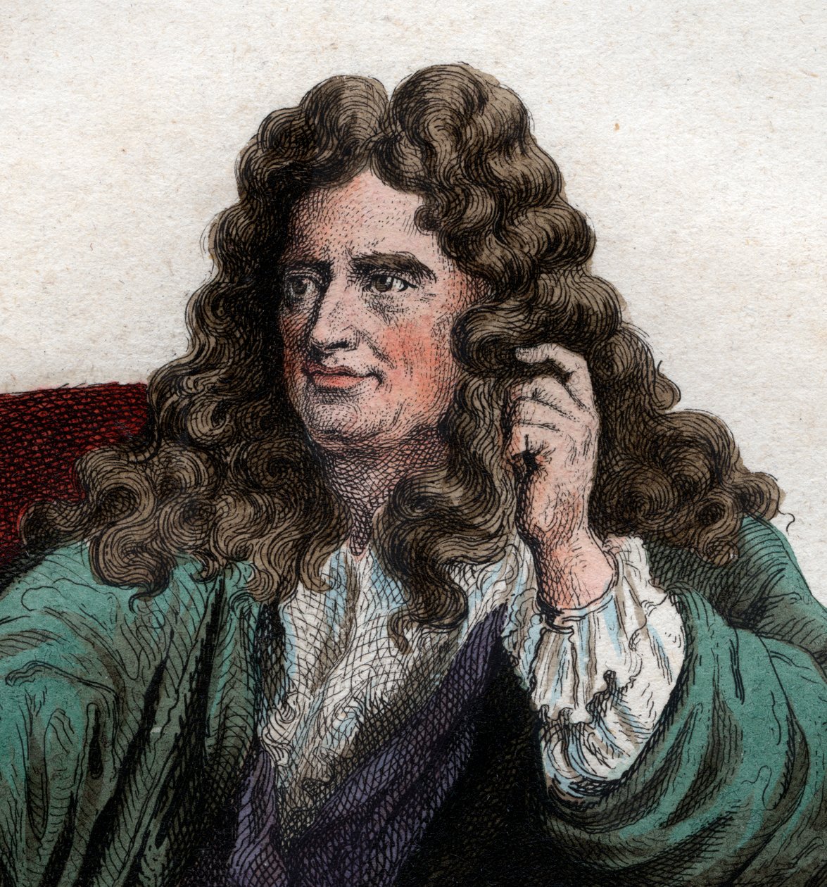 Portræt af Nicolas Boileau Despreaux (1636-1711), fransk digter og kritiker. af French School