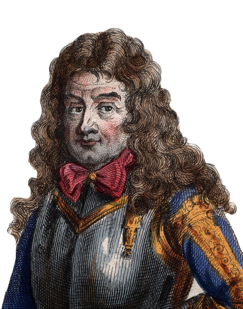 Portræt af Nicolas Catinat de La Fauconnerie (1637-1712), fransk militærchef og marskal af Frankrig. af French School