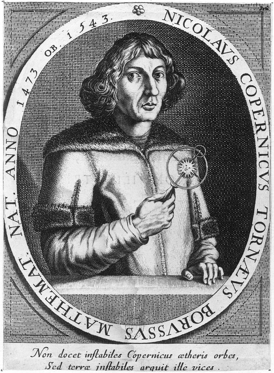 Portræt af Nicolas Copernicus (1473-1543) af French School