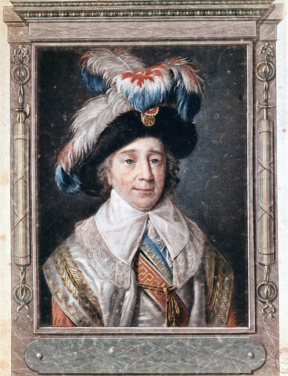Portræt af Paul Barras (1755 - 1829). af French School