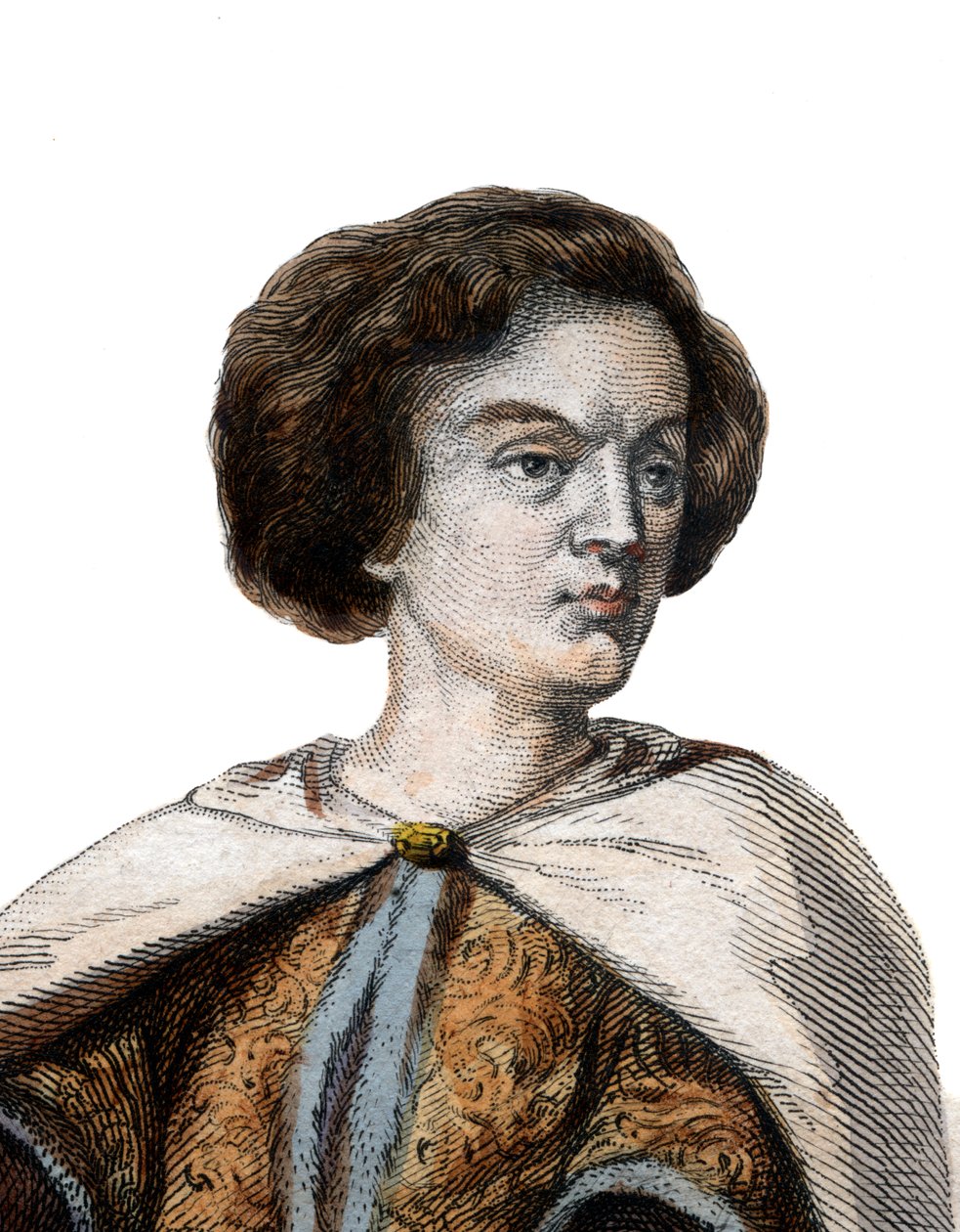 Portræt af Peter Abelard (Pierre Abailard) (Pierre Abeilard) (1079-1142), fransk skolastisk filosof, teolog og logiker. af French School
