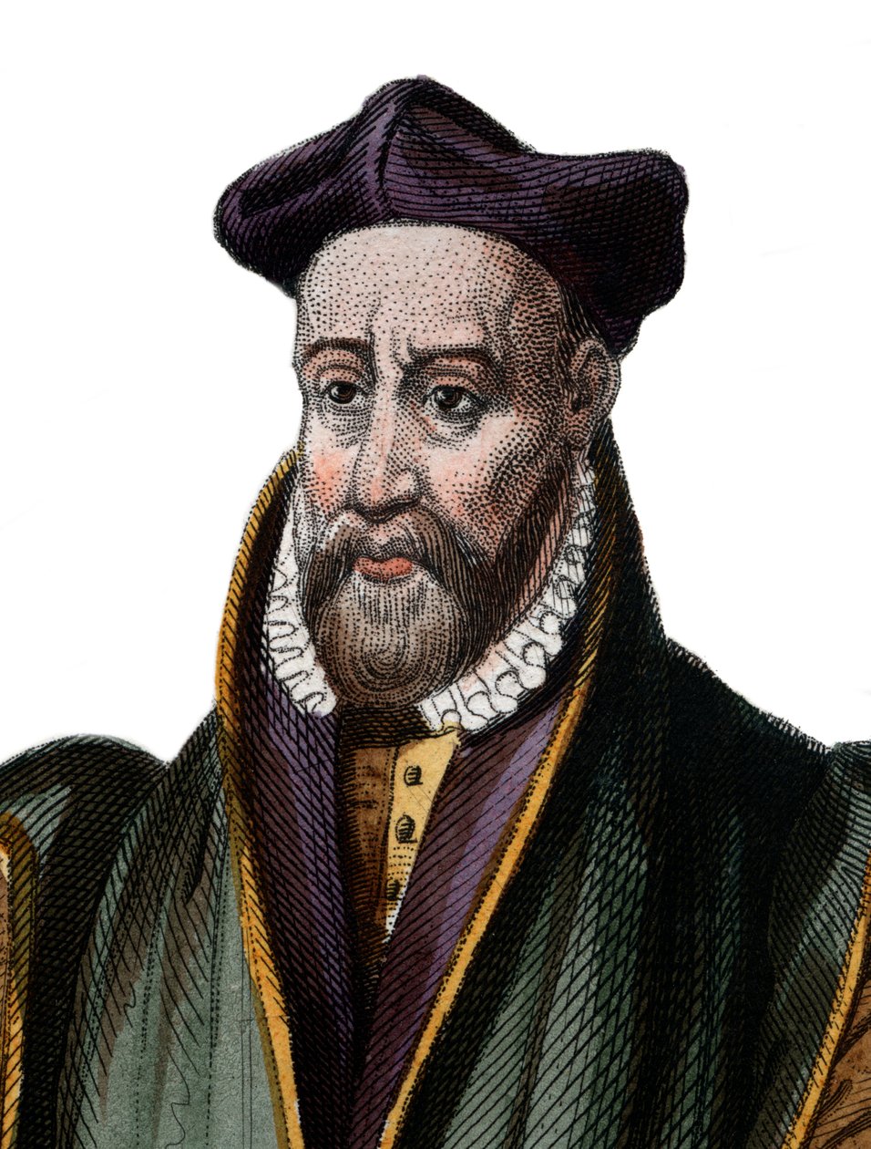 Portræt af Philibert Delorme (De Lorme) (De lOrme) (1510-1570), fransk arkitekt. af French School