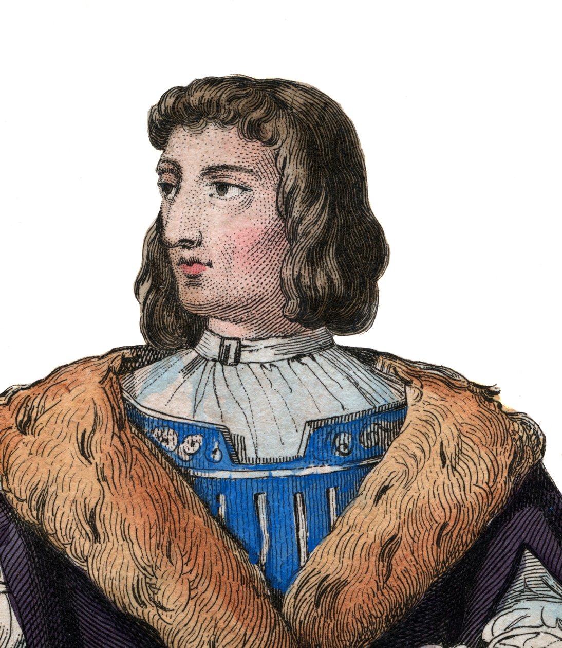 Portræt af Philippe de Commines (1447-1511), fransk forfatter og diplomat. af French School