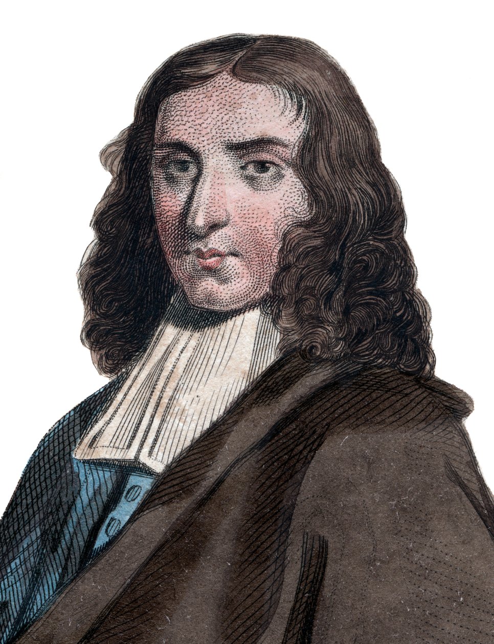 Portræt af Pierre Bayle (1647-1706), fransk filosof og forfatter. af French School