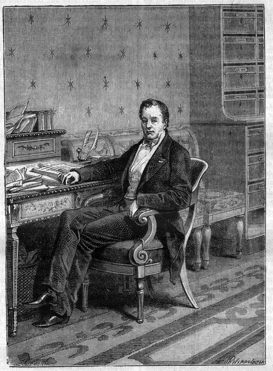 Portræt af Pierre Paul Royer-Collard (Royer Collard af French School