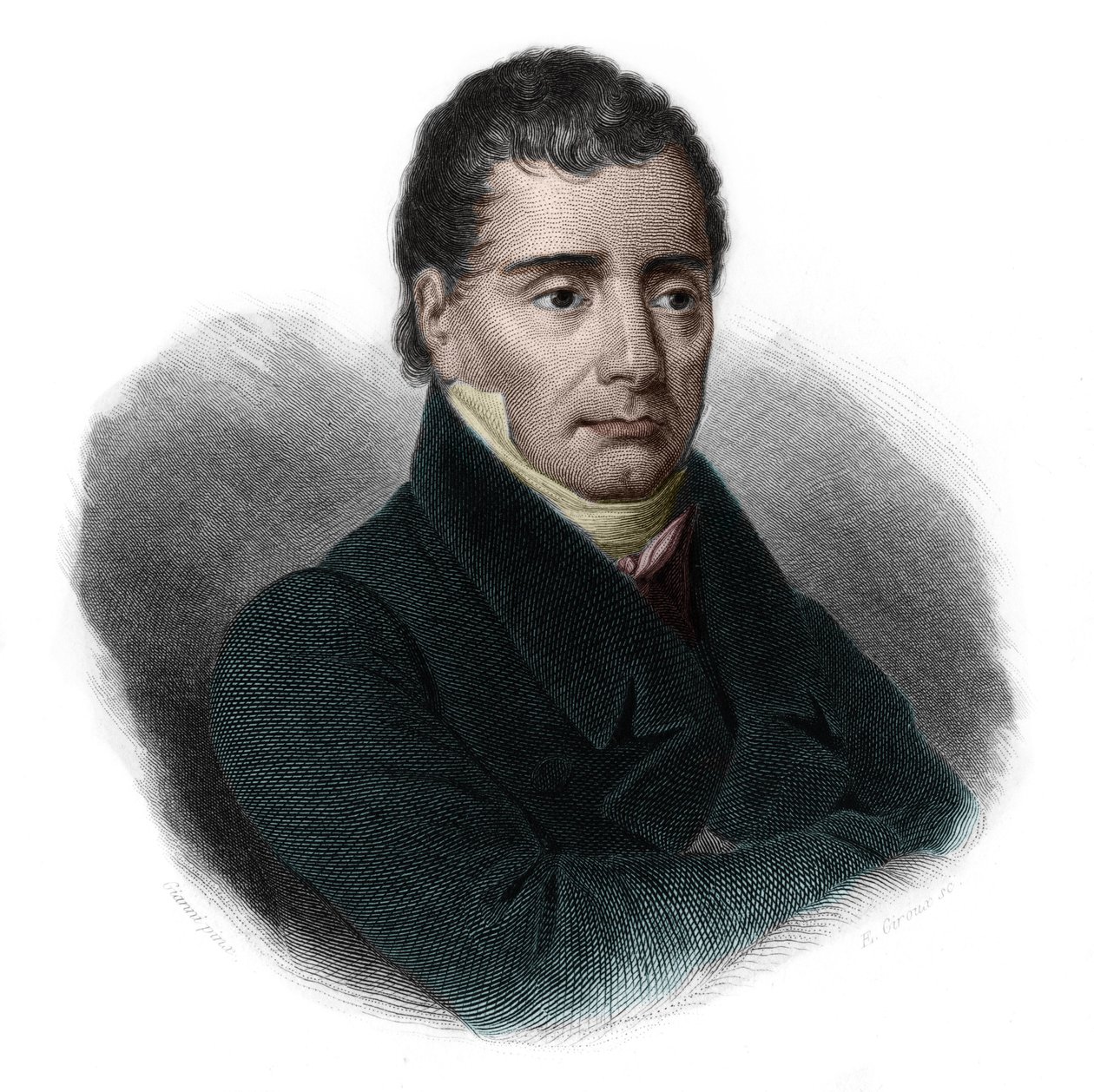 Portræt af Pierre Paul Royer-Collard (Royer Collard af French School