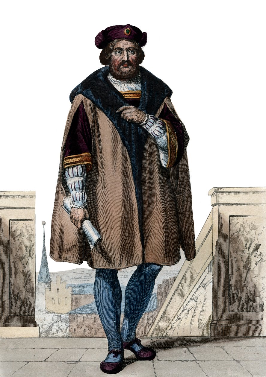 Portræt af Pierre de Ronsard (1524-1585), fransk digter. af French School