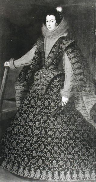 Portræt af prinsesse Elisabeth af Frankrig (1602-44) 1621 af French School