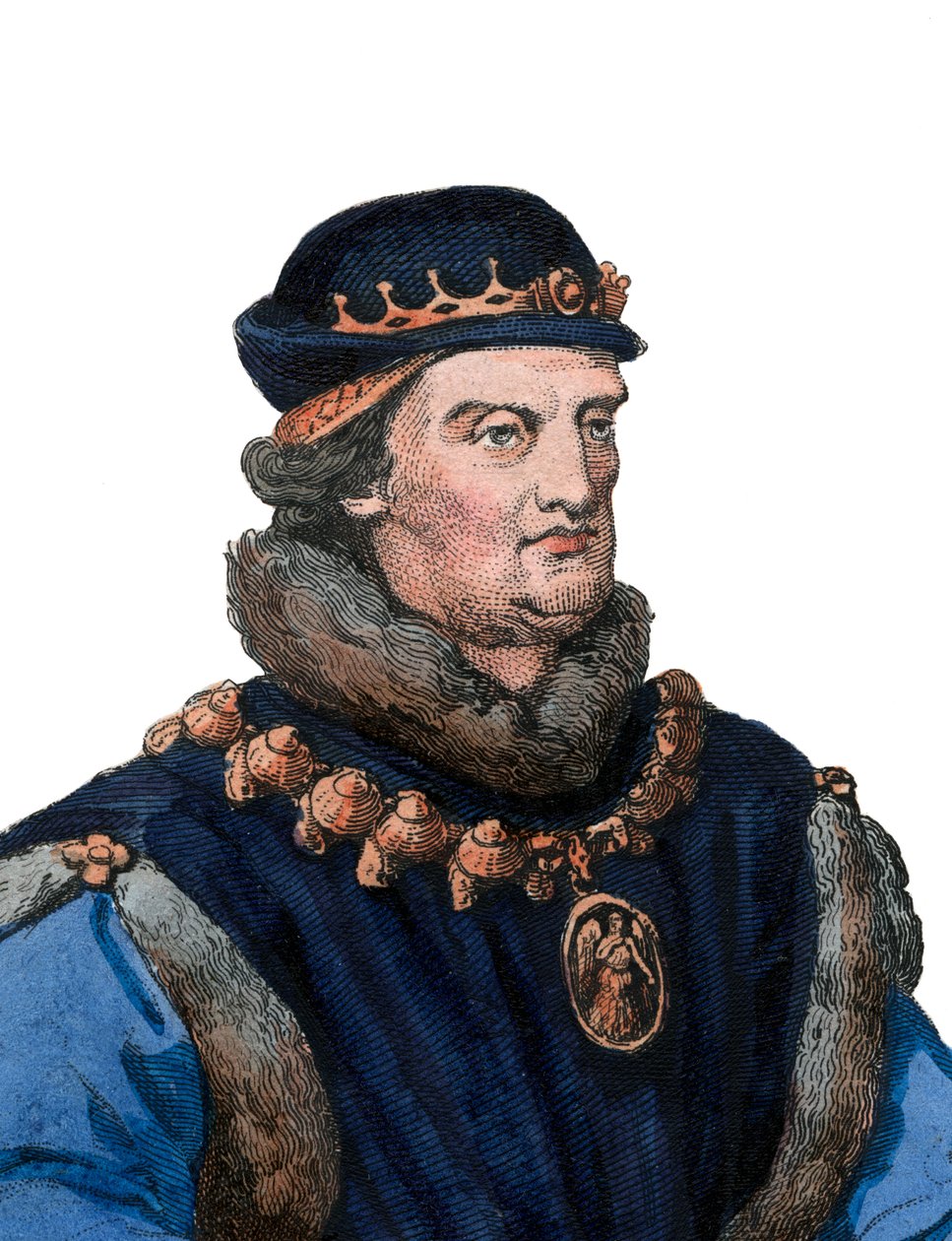 Portræt af Rene af Anjou, også kendt som Kong Rene I af Napoli (1409-1480). af French School