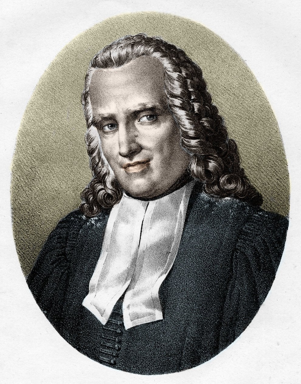 Portræt af Robert Joseph Pothier (1699-1772), fransk juriskonsulent. af French School