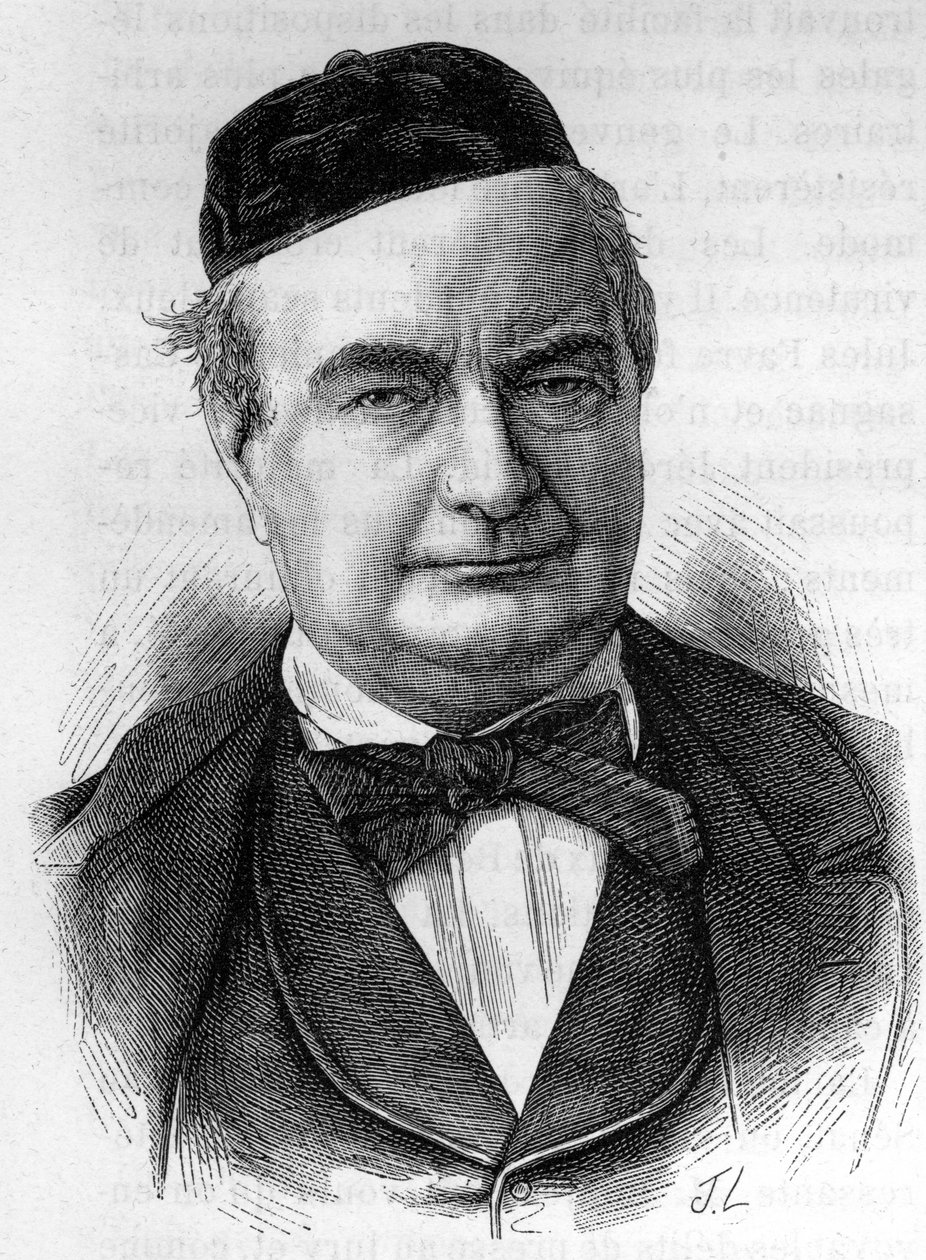 Portræt af Sainte Beuve (1804 - 1869) (Sainte-Beuve) fransk forfatter - i "" L