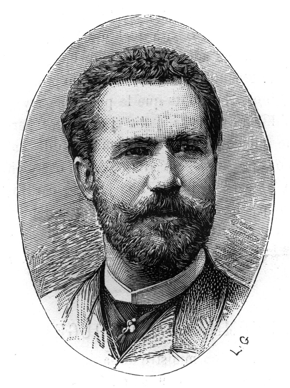 Portræt af Sebastian Julian Gayarre Garjon (1844-1890), spansk tenor. Indgravering i ""Den Illustrerede Verden"", 20. marts af French School