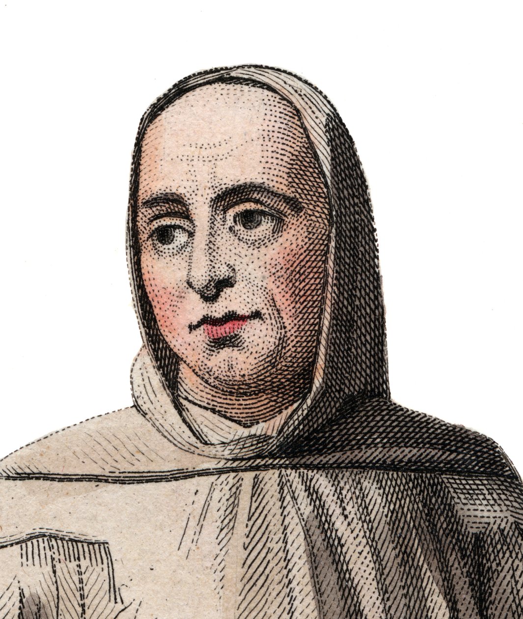 Portræt af Suger (abbe Suger) (1081-1151), fransk abbed og historiker. af French School