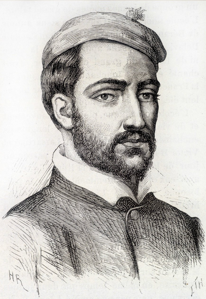 Portræt af Theodore Gericault, fransk maler (1791 - 1824) - i "" L