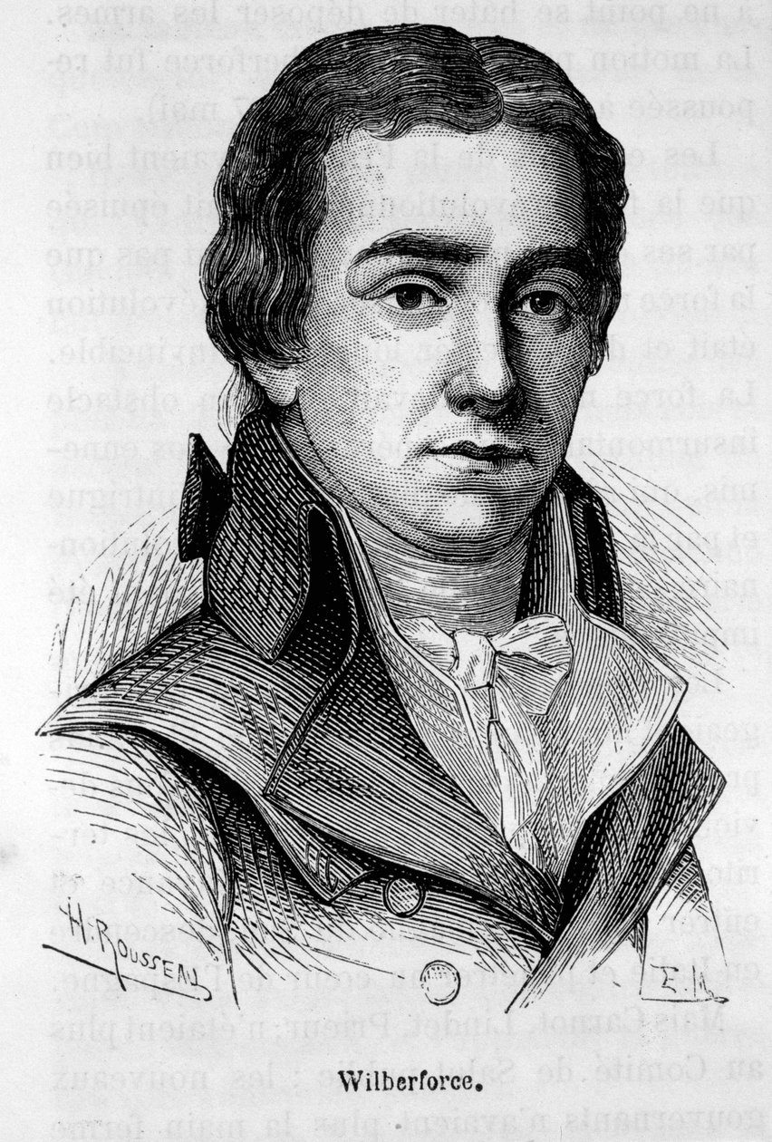 Portræt af William Wilberforce (1759-1833), engelsk politiker - i "" L