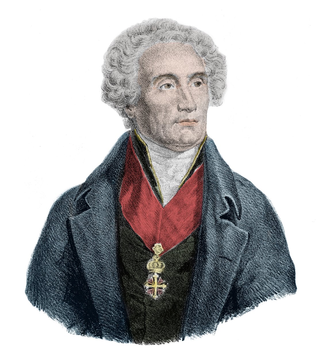 Portræt af Xavier de Maistre af French School