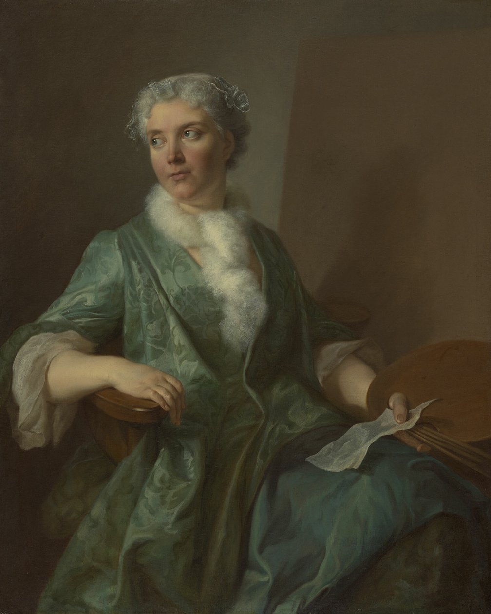 Portræt af en kunstner af French School
