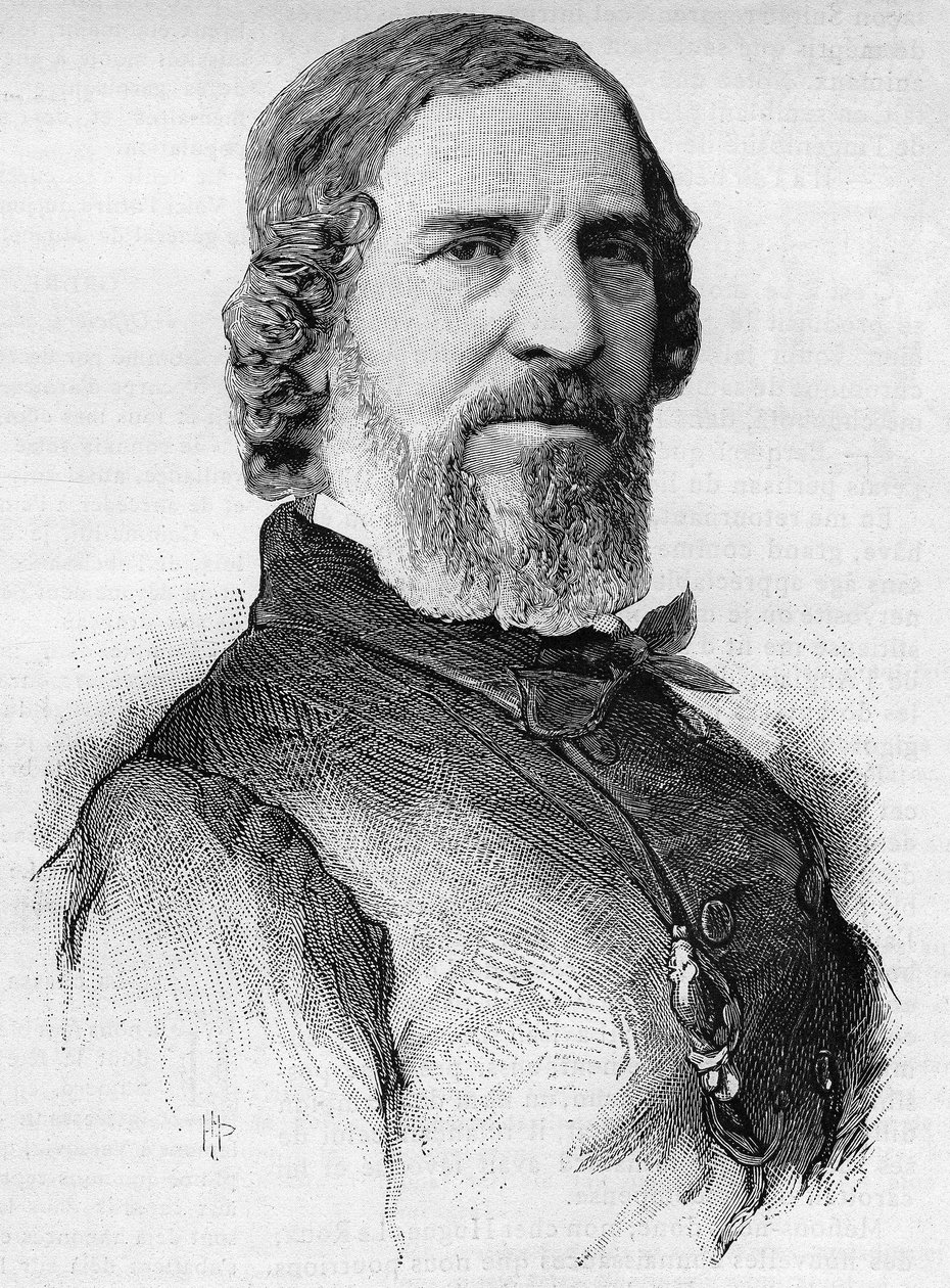 Portræt af den franske skuespiller Hugues Bouffe (1800-1888). af French School