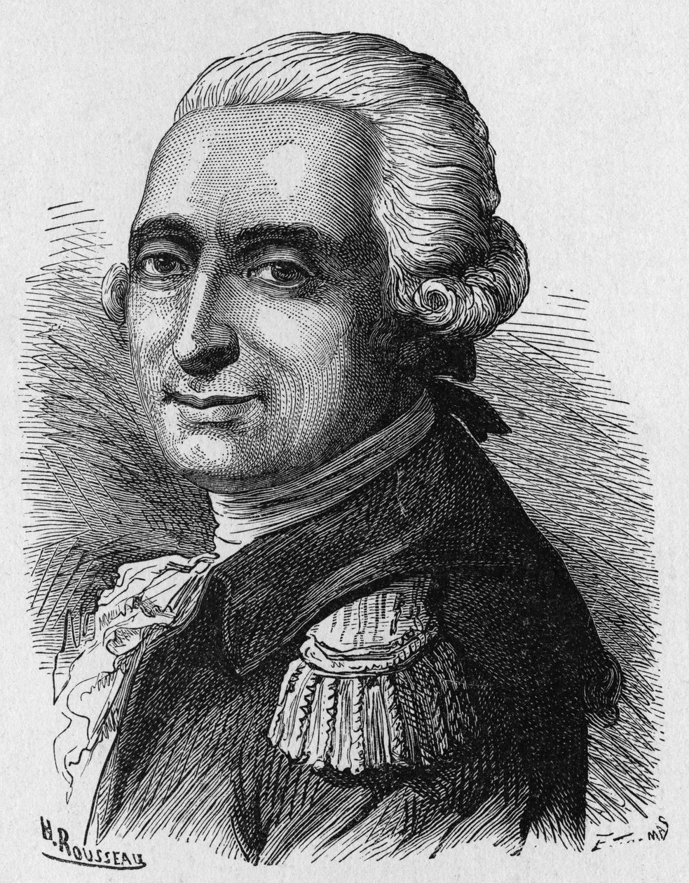 Portræt af Marquis d